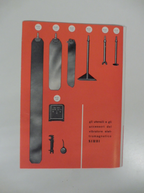 Gli utensili e gli accessori del vibratore elettromagnetico Simbi. Pieghevole pubblicitario